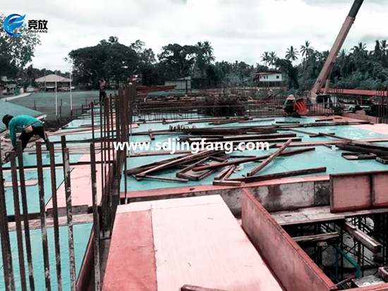 Plastic construction formwork