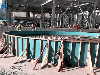 Plastic formwork for concrete