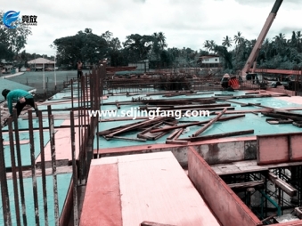 Plastic construction formwork