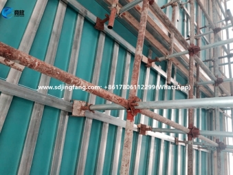 Construction plastic plywood