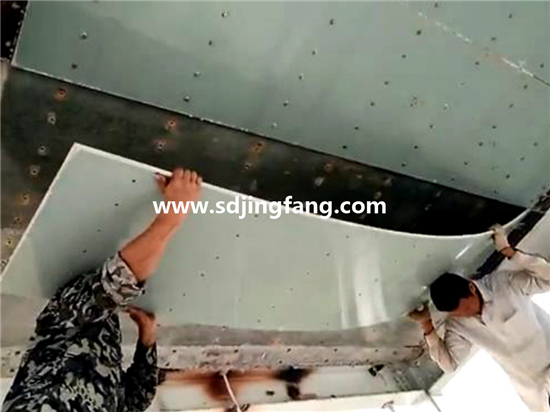 Plastic wall formwork