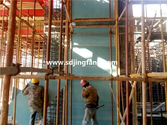 Plastic formwork for concrete