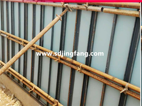 Plastic formwork for building factory