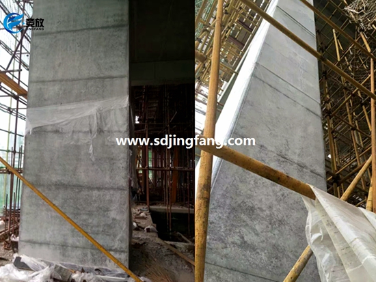 Plastic concrete formwork