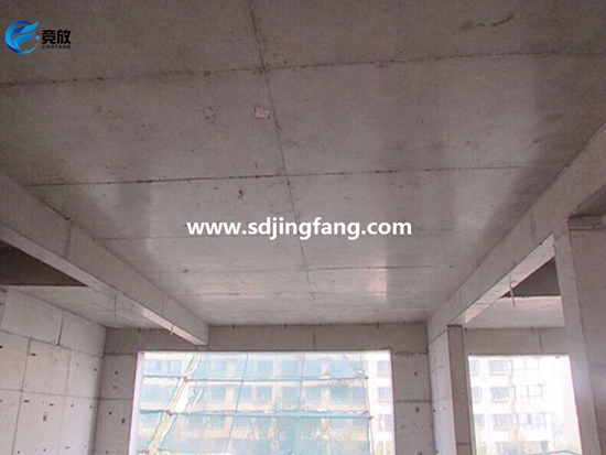 Plastic formwork for concrete slab